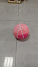 安踏（ANTA）籃球兒童5號小學(xué)生幼兒園4號室內外耐磨橡膠青少年7號藍球 粉5號 曬單實(shí)拍圖