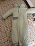 童泰（TONGTAI）嬰兒連體衣冬季純棉夾棉寶寶衣服新生兒連帽哈衣爬服綠色90cm 曬單實(shí)拍圖