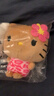 三麗鷗（SANRIO）好朋友系列 豹紋貼貼HelloKitty掛件 毛絨玩具生日禮物送女友 曬單實(shí)拍圖