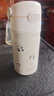 膳魔師兒童保溫杯學(xué)生吸管水杯熊貓系列水壺316L不銹鋼350ml 黑白 曬單實(shí)拍圖