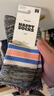 Happy Socks【25年秋冬新品】潮牌ins風(fēng)多巴胺奇妙系列中筒棉襪男女襪 灰色 均碼 36-40 曬單實(shí)拍圖