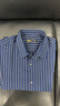 BLACKMONDAY純棉豎條紋襯衫男短袖薄款全棉商務(wù)休閑男士正裝液氨抗皺免燙襯衣 曬單實(shí)拍圖