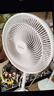 美的（Midea）電風(fēng)扇 家用風(fēng)扇落地扇立式輕音節能電扇臺扇迷你扇臺立兩用小風(fēng)扇宿舍搖頭辦公室轉頁(yè)扇小風(fēng)扇 【機械按鍵】七葉大風(fēng)量|SAF30AC 曬單實(shí)拍圖