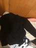 名創(chuàng  )優(yōu)品（MINISO）圓領(lǐng)絞花紋理感針織毛衣男秋冬季保暖抗寒百搭情侶毛衫 黑 3XL 曬單實(shí)拍圖