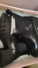 他她（TATA）切爾西靴女冬季時(shí)尚通勤厚底鞋 黑色 39 曬單實(shí)拍圖