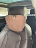 BIMLL B日本lamous拉慕思汽車(chē)頭枕邁巴赫奔馳Tesla護頸靠枕腰靠靠墊車(chē)載 曬單實(shí)拍圖