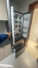 美的（Midea）417法式多門(mén)四開(kāi)門(mén)嵌入式60CM超薄一級雙變頻智能家用電冰箱MR-417WFPE流蘇銀煥新補貼 曬單實(shí)拍圖