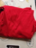 貓人（MiiOW）本命年保暖內衣男女士加絨德鴻運內衣套裝紅色秋衣秋褲冬婚慶 羊毛蠶絲男套+內褲2+襪子2+禮盒 2XL 【男女碼，建議重140-160斤】 曬單實(shí)拍圖