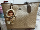 蔻馳（COACH）【品牌直供】女士CITY大號單肩托特包電腦包CV976新年禮物 曬單實(shí)拍圖
