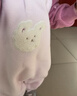 迷你巴拉（minibala）【抗靜電】嬰幼兒毛絨外出連體衣?lián)u粒絨可外穿寶寶衣服春季新款 曬單實(shí)拍圖