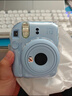 富士（FUJIFILM）instax  mini12 一次成像 立拍立得相機 mini12 繡球藍 套餐一（官方標配+白邊相紙10張） 曬單實(shí)拍圖