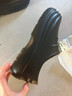 紅豆醫用拖鞋男26新款防水勃肯鞋防油廚師鞋夏季運動(dòng)休閑情侶涼鞋女 黑色 44-45 標準碼 曬單實(shí)拍圖