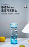 膳魔師（THERMOS）兒童水杯tritan直飲杯男女小學(xué)生開(kāi)學(xué)必備小熊貓塑料水壺600ml藍 曬單實(shí)拍圖