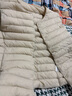 鴨鴨（YAYA）輕薄羽絨馬甲女士短款2025年秋冬季新款韓版時(shí)尚內膽輕便羽絨服 米白色 M 曬單實(shí)拍圖