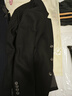 DIDIBOY秋冬季復古男式立領(lǐng)男士黑色羊毛紐扣大衣外套男 黑色 S 46 曬單實(shí)拍圖