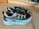 鴻星爾克（ERKE）童鞋男女童抽繩運動(dòng)鞋兒童中大童越野跑鞋新品黑土地/煙雨藍37 曬單實(shí)拍圖