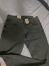 Levi's李維斯26年春夏新款男士美式復古輕通勤555寬松直筒牛仔褲 深卡其棕 32 (32) 曬單實(shí)拍圖