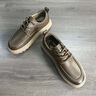 Jeep吉普休閑皮鞋男春季新款厚底英倫風(fēng)真皮商務(wù)正裝鞋軟底輕便休閑鞋 卡其【牛皮鞋面】 標準運動(dòng)鞋碼 41 曬單實(shí)拍圖