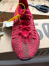 阿迪達斯YEEZY350魔鬼辣椒椰子透氣新年紅男女休閑鞋GW6945 39 曬單實(shí)拍圖