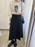 中國風(fēng)高腰毛呢半身裙女2026秋冬季厚款顯瘦遮胯百褶裙中長(cháng)A字裙 6982【毛呢百褶裙】贈腰帶#黑色厚款 M (推薦95-105斤) 曬單實(shí)拍圖