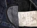 羅蒙（ROMON）秋冬季厚款牛仔褲男中青年商務(wù)寬松直筒褲百搭爸爸裝長(cháng)褲子潮流 曬單實(shí)拍圖