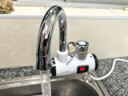 蘇泊爾（SUPOR）電熱水龍頭側進(jìn)水速熱即熱式電加熱器廚房快速過(guò)水熱衛生間熱得快熱水器廚衛適用款 白色+漏保插頭 曬單實(shí)拍圖