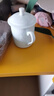 景德故事景德鎮陶瓷茶杯帶蓋家用影青瓷水杯辦公泡茶杯手工雕刻杯子禮盒裝 曬單實(shí)拍圖