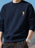 U.S. POLO ASSN.衛衣男春秋季新款圓領(lǐng)運動(dòng)休閑服外套保羅男士t恤上衣服藏青L 曬單實(shí)拍圖