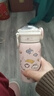 可愛(ài)小兔吸管保溫杯304不銹鋼高顏值ins男女學(xué)生便攜卡通雙飲杯子 雙飲小兔保溫杯粉色450ml 曬單實(shí)拍圖
