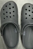 卡駱馳（CROCS）檀健次同款經(jīng)典洞洞鞋輕便百搭女沙灘鞋包頭拖鞋男鞋|10001 石板灰-0DA(含智必星) 44 (280mm) 曬單實(shí)拍圖