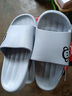 PaulFrank大嘴猴涼拖鞋男夏厚底軟彈家居浴室洗澡拖鞋PF5728灰色42-43 曬單實(shí)拍圖