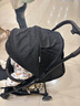 B-BEKO嬰兒推車(chē)可坐可躺輕便折疊可上飛機0-4歲高景觀(guān)減震嬰兒車(chē)新生兒 黑色（3代升級款）95%的選擇 曬單實(shí)拍圖