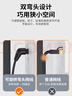CABLE CREATION旋轉彎頭Cat8萬(wàn)兆網(wǎng)線(xiàn)40Gbps高速純銅成品跳線(xiàn)超細360度直角八類(lèi)rj45寬帶電腦路由器網(wǎng)絡(luò )線(xiàn)1.5米短 曬單實(shí)拍圖