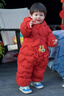 巴拉巴拉童裝兒童羽絨連體衣嬰兒寶寶2025新款秋冬萌趣造型新年拜年服紅色 福氣滿(mǎn)滿(mǎn)中國紅 80 cm-充絨量88g 曬單實(shí)拍圖