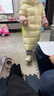 戴維貝拉兒童長(cháng)款羽絨服男童冬季外套女童三防童裝女寶寶冬裝年服 曬單實(shí)拍圖