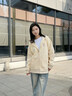 都市麗人開(kāi)衫連帽衛衣外套女2026年新款女款春季最流行的衣服寬松顯瘦上衣 曬單實(shí)拍圖