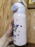 Vanow聯(lián)名三麗鷗庫洛米兒童保溫杯女帶吸管便攜小學(xué)生上學(xué)開(kāi)學(xué)水杯子 曬單實(shí)拍圖