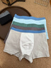南極人男士?jì)妊澞屑兠奁浇茄?0A抑菌男生撞色大碼透氣舒適四角短褲 曬單實(shí)拍圖