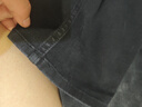 京東京造牛仔褲男新款高彈直筒褲子四季百搭男士休閑褲 黑色 36 曬單實(shí)拍圖