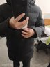 坦博爾羽絨服男可脫卸帽寬松大碼男士商務(wù)保暖外套510505D 黑色 175  曬單實(shí)拍圖