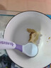 貝兒欣輔食勺扭扭嬰兒勺子寶寶學(xué)吃飯兒童自主進(jìn)食訓練勺硅膠短柄彎彎勺 扭扭湯勺單個(gè)裝 曬單實(shí)拍圖