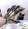 外骨骼機械爪機械手套爪子黑科技手鏈鎧甲戒指朋克風(fēng)骷髏手骨可調 外骨骼手鏈金色7602343 其他 曬單實(shí)拍圖