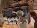 瓷牌茗茶具觀(guān)山自動(dòng)茶具整套汝窯泡茶器全套家用禮品功夫茶具排水茶盤(pán)套裝 《水墨觀(guān)山》自動(dòng)茶具八杯+茶盤(pán) 曬單實(shí)拍圖