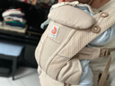 ERGObaby二狗背帶嬰兒抱娃神器四季透氣外出旅行遛娃神器breeze解放雙手 【熱賣(mài)款】breeze透氣款-自然米色 曬單實(shí)拍圖