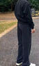 貓人休閑褲男春秋百搭寬松直筒衛褲戶(hù)外休閑大碼運動(dòng)褲 藍色平腳 2XL 曬單實(shí)拍圖