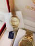 歐品客瑞士手表情侶款一對機械表品牌排行十大名表520七夕情人節禮物 藍寶石表鏡-夜光防水-男女款間白 曬單實(shí)拍圖