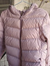 笛莎（DEESHA）童裝女童2025秋冬短款三防輕薄羽絨服外套 霧紫 165 曬單實(shí)拍圖