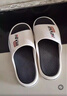 安尚芬防臭涼拖鞋男士夏季潮流戶(hù)外穿厚底防滑耐磨EVA軟底大碼拖鞋男款 白色【3.0踩屎感】 41-42 標準碼 曬單實(shí)拍圖