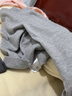 UR2025秋季新款女裝休閑撞色拼接領(lǐng)口紐扣針織開(kāi)衫UYY950080+ 冷灰 S 曬單實(shí)拍圖