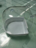 鳥(niǎo)用洗澡盆虎皮鸚鵡浴房浴室畫(huà)眉洗澡器八哥玄鳳牡丹小鳥(niǎo)用洗澡盒 白色（有孔） 曬單實(shí)拍圖